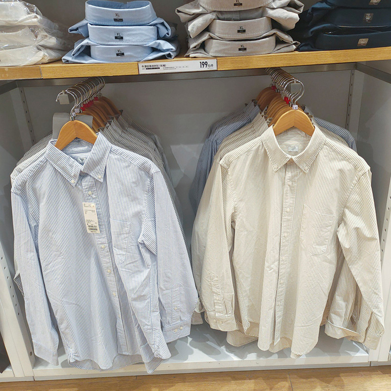 2024男装女装牛津纺条纹衬衫/长袖衬衣470294/462367/467442详情9
