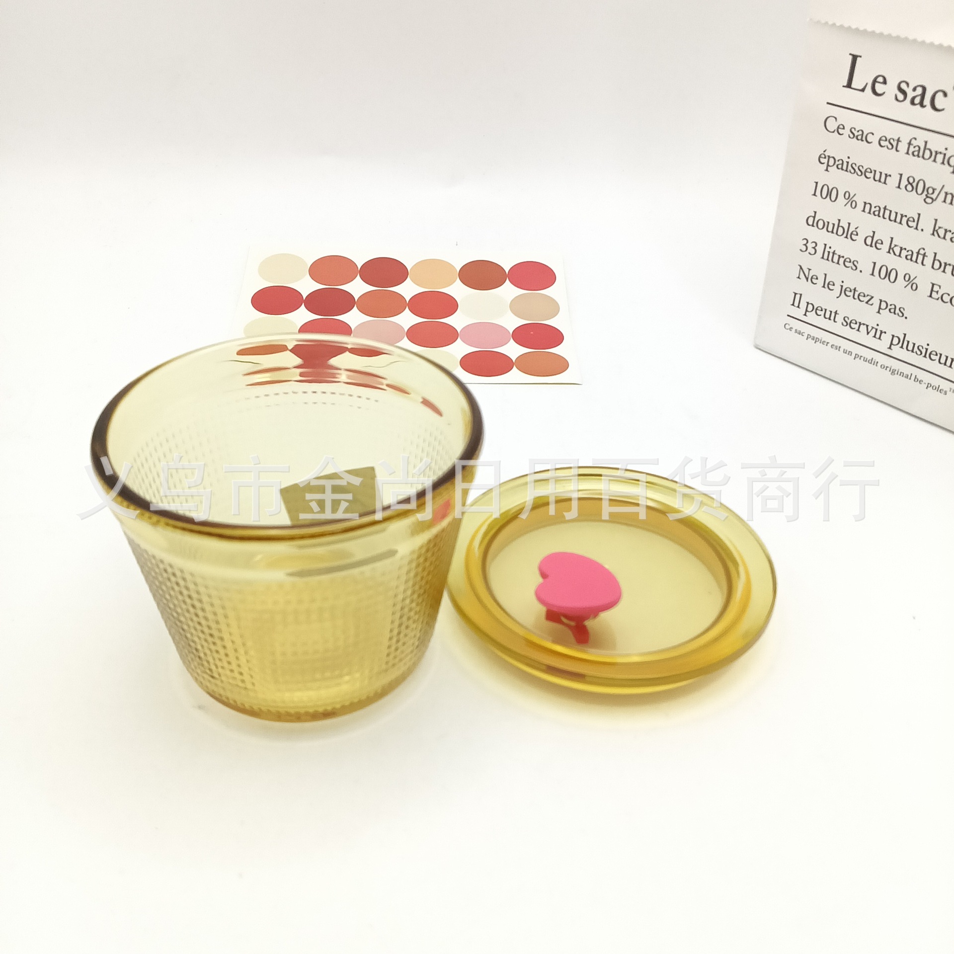 Cross-border high borosilicate glass cups, refrigerator refrigerated, microwave-heated egg beater cups pic 1