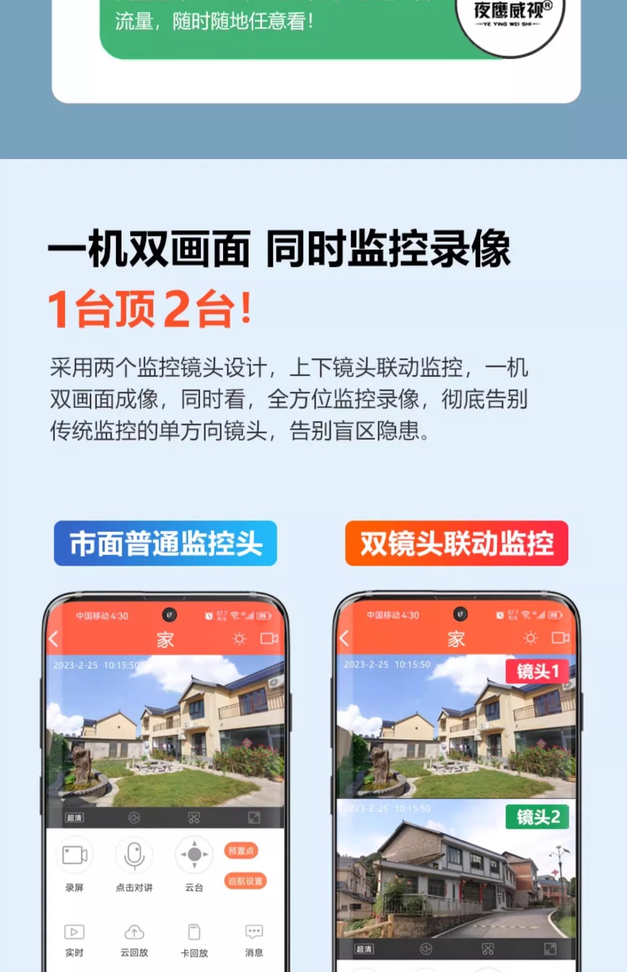 智能云摄像头室外家用360度无死角摄影远程连手机无线高清监控器详情14