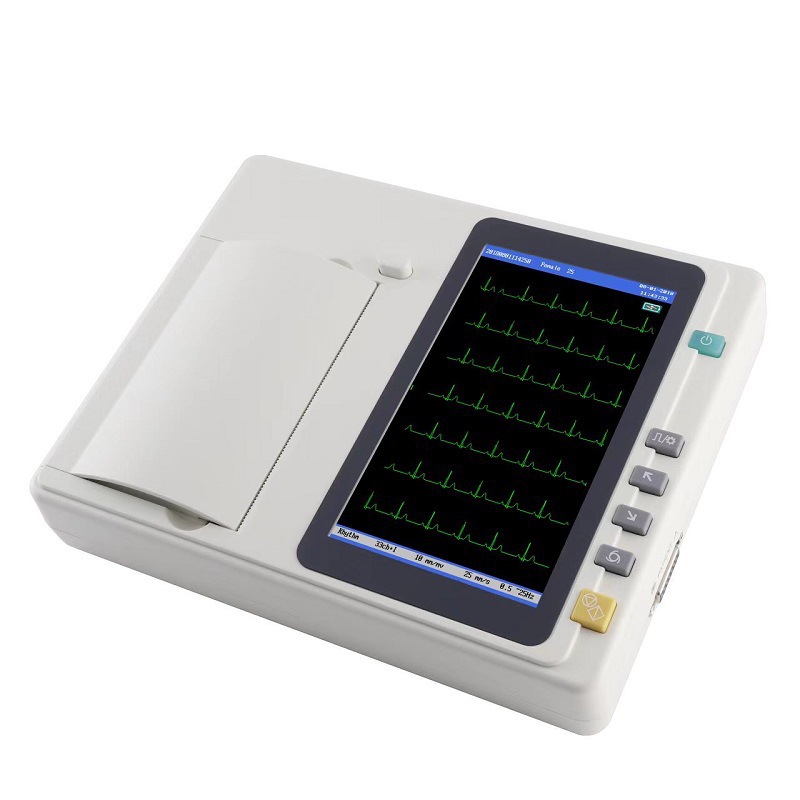 跨境专供ECG601心电图机便携式ECG machine医院专用六导心电图机详情10