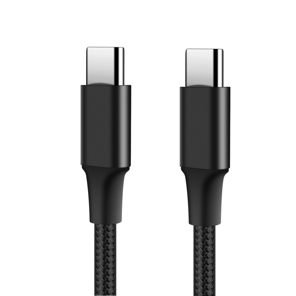 Elbow data cable c to c double-ended type-c nylon braided PD fast charging data cable 60W3A pic 30