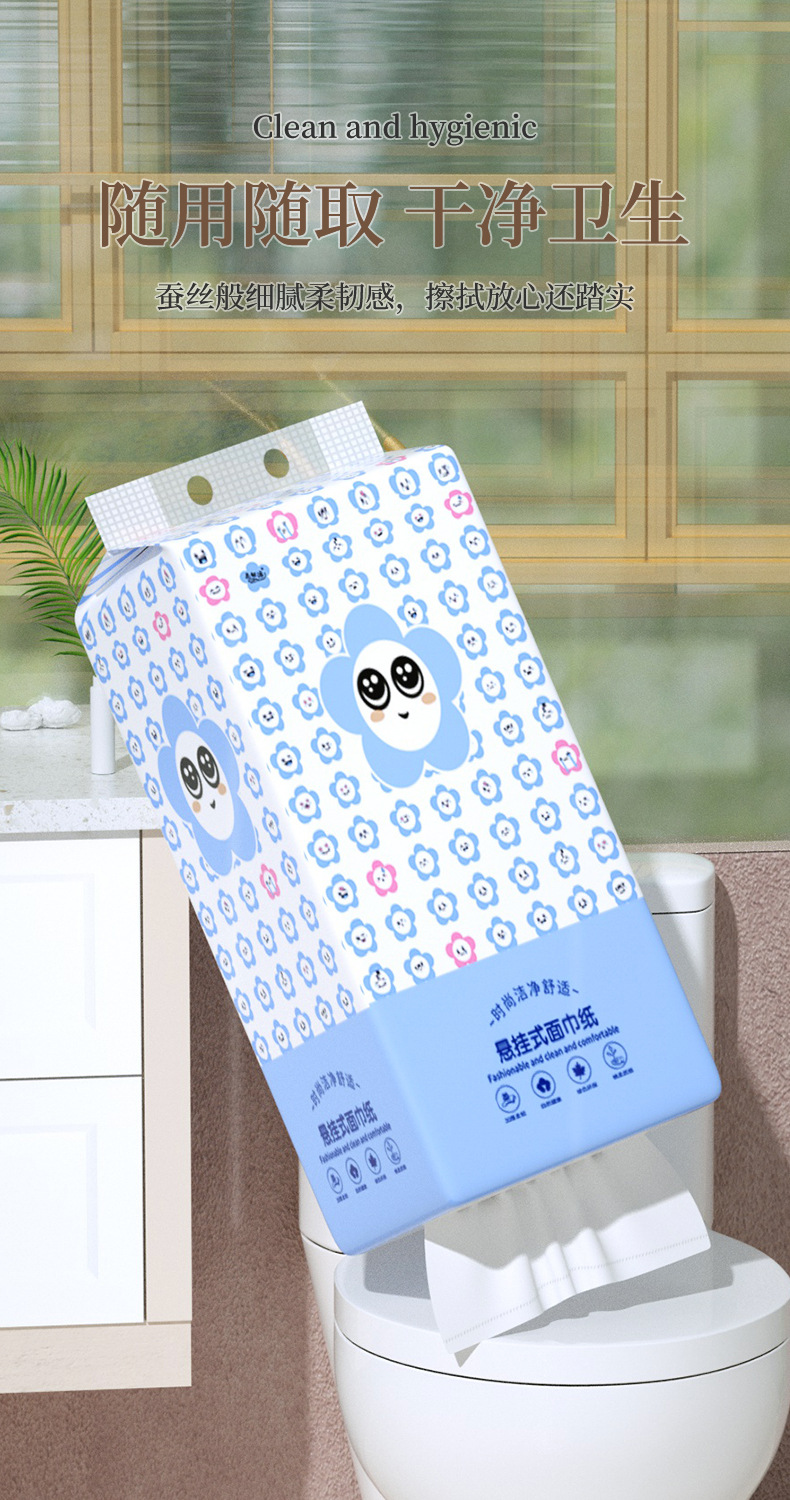 New customers only enjoy 6 large boxes of wall-mounted napkins wholesale, cost-effective household facial tissues, free shipping on toilet paper X pic 9