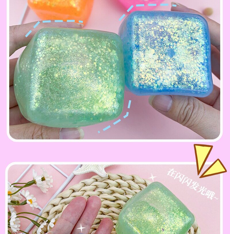 Cross-border new flow pattern ice cube maltose toy ice cube cube maltose mold pic 12
