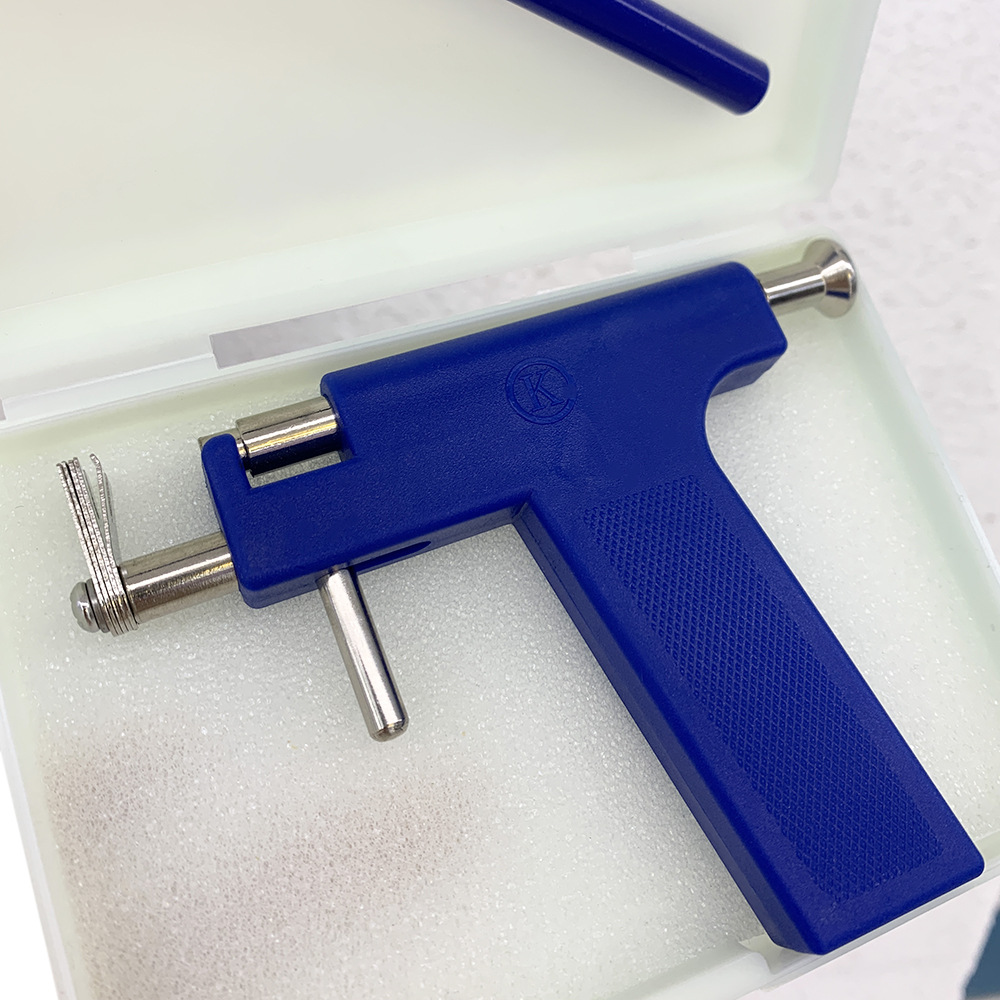 跨境专供耳钉枪胶枪打耳洞工具套装家用无痛穿耳器不锈钢打耳洞枪详情12