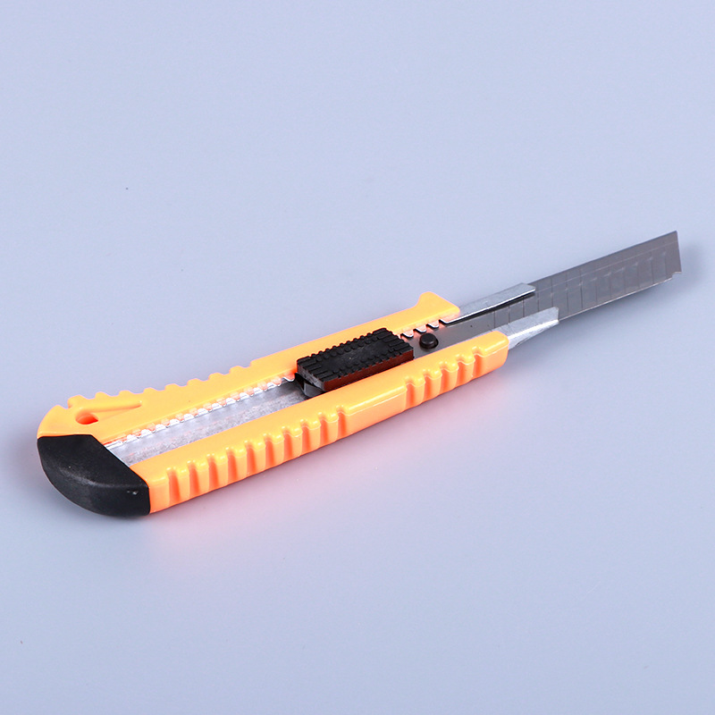 Bagged plastic push utility knife, multi-purpose convenient wallpaper cutting knife, office art stationery unboxing paper cutting knife pic 16