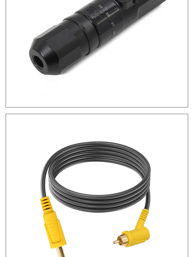 可调行程纹身笔一体机无线充电纹身笔刺青纹绣一体美妆工具用品详情17