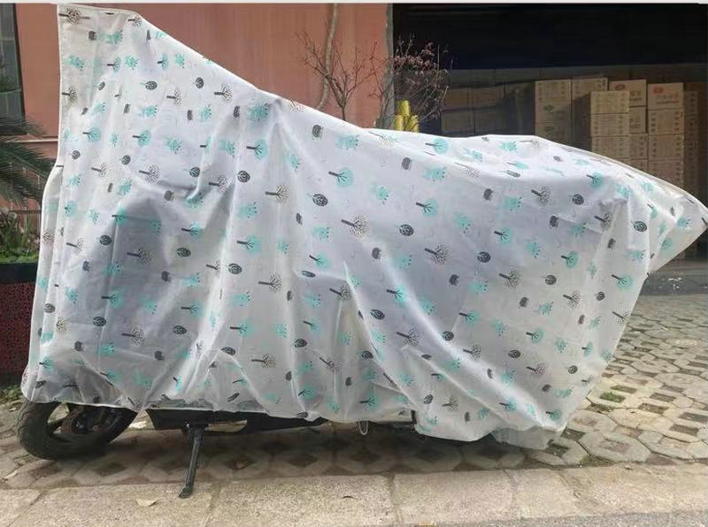 PEVA transparent printed car cover printing film, battery, electric vehicle, motorcycle rain and dust cover, car cover printing film pic 15