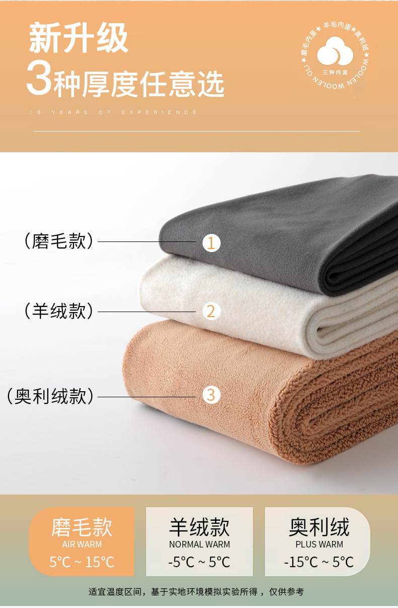Shark pants with fleece for women, thick outerwear long pants for autumn and winter, warm, hip-lifting, high-waisted, new warm, oversized Barbie pants pic 3