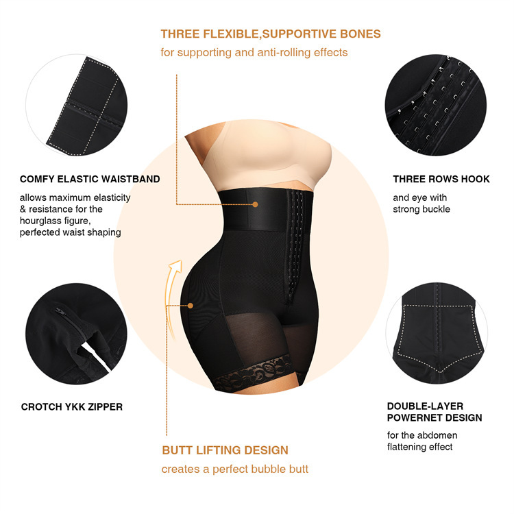 TIKTOK European and American large-sized high-waisted shaping pants, body-shaping and body-tightening sports pants, tight-fitting waist-cinching and hip-lifting pants pic 12