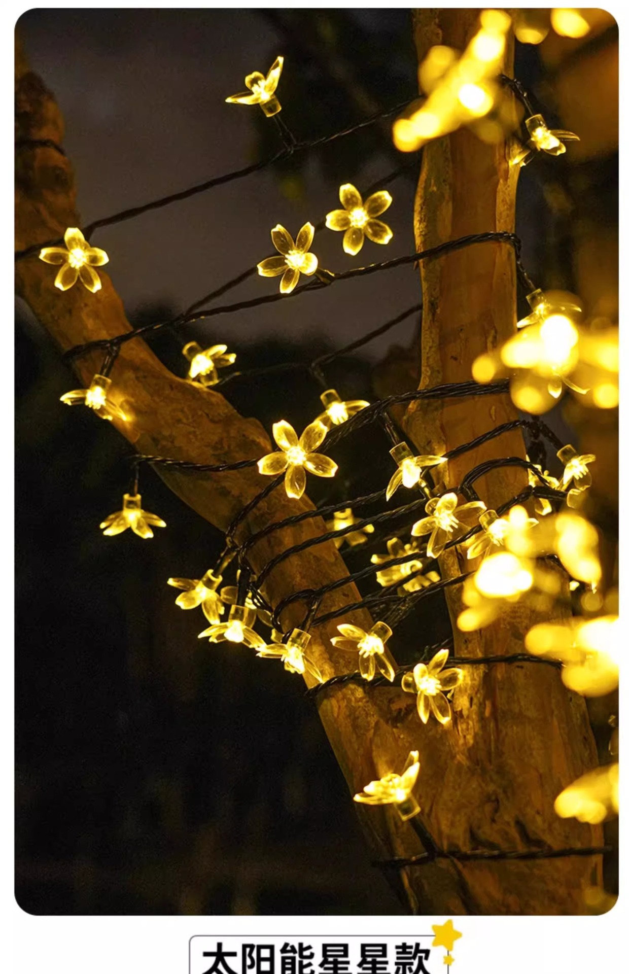 LED solar lights, outdoor bubble garden lights, string lights, waterproof garden villa decoration, star lights, string flashing light strips pic 13