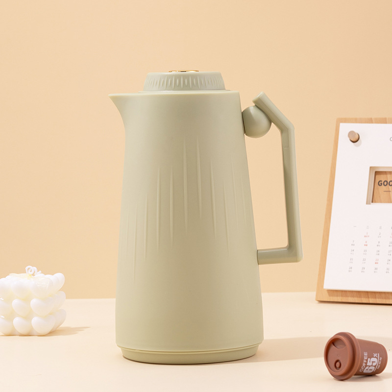 跨境大容量金盖真空保温壶 玻璃内胆家用保温瓶 批发商用咖啡壶 优质保温水壶 长效保温瓶详情11