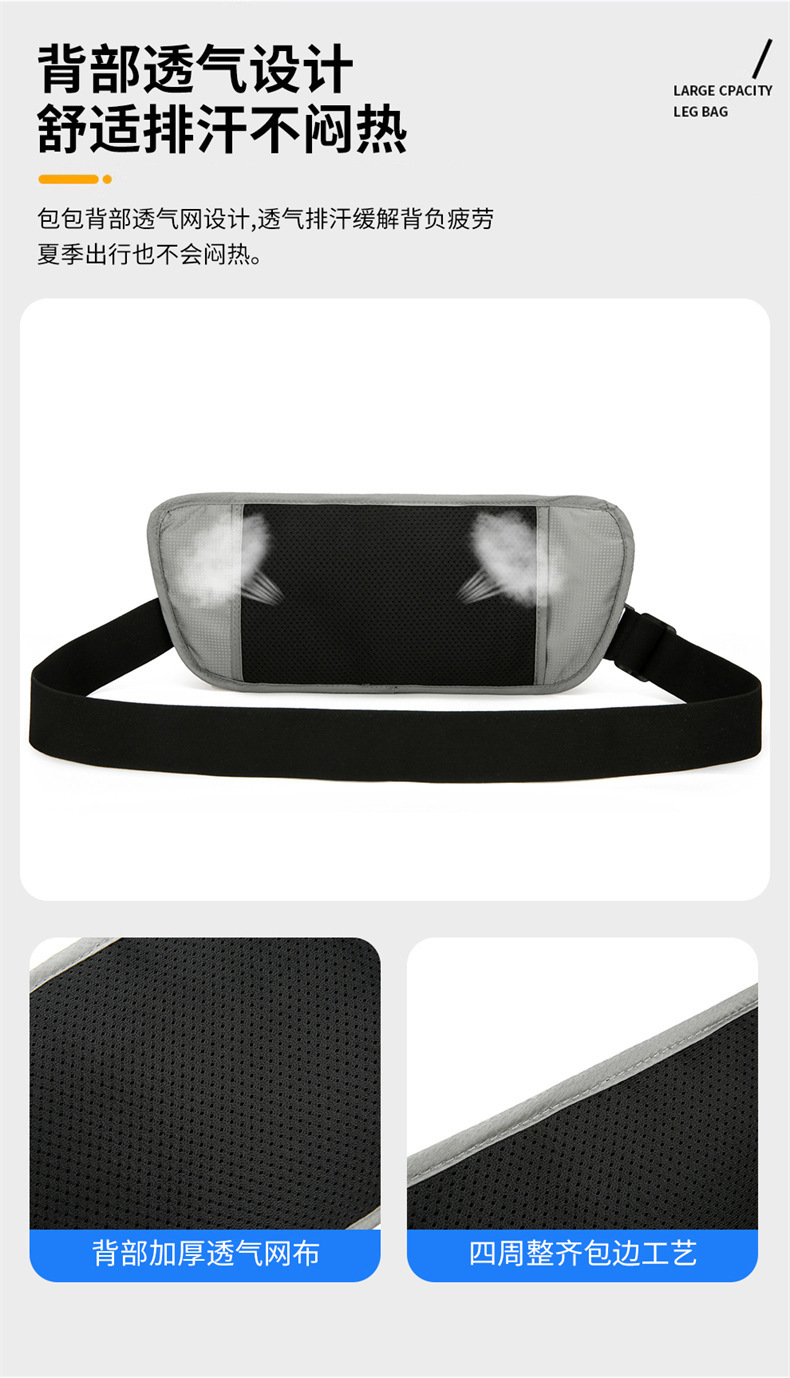 2024新款手机护照证件包腰包贴身防盗刷RFID防水防盗超薄手机腰包详情8