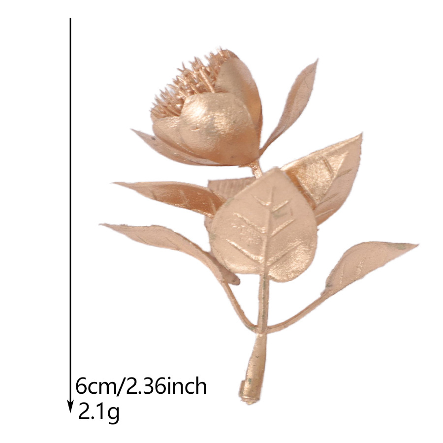 复古植物配件仿真金色叶子手工插花配件节日装饰仿真花跨境代发详情9