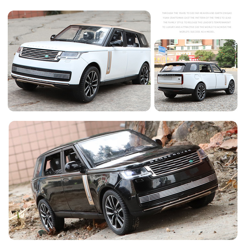 Land Rover Range Rover model simulation alloy Guard off-road vehicle model decoration for boys, large size toy car pic 7