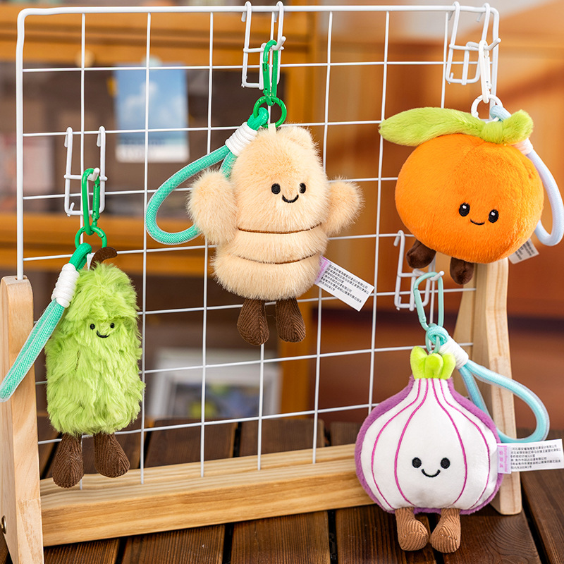 创意果蔬葱姜西红柿洋葱玩具可爱挂件毛绒玩具公仔钥匙扣玩偶详情46