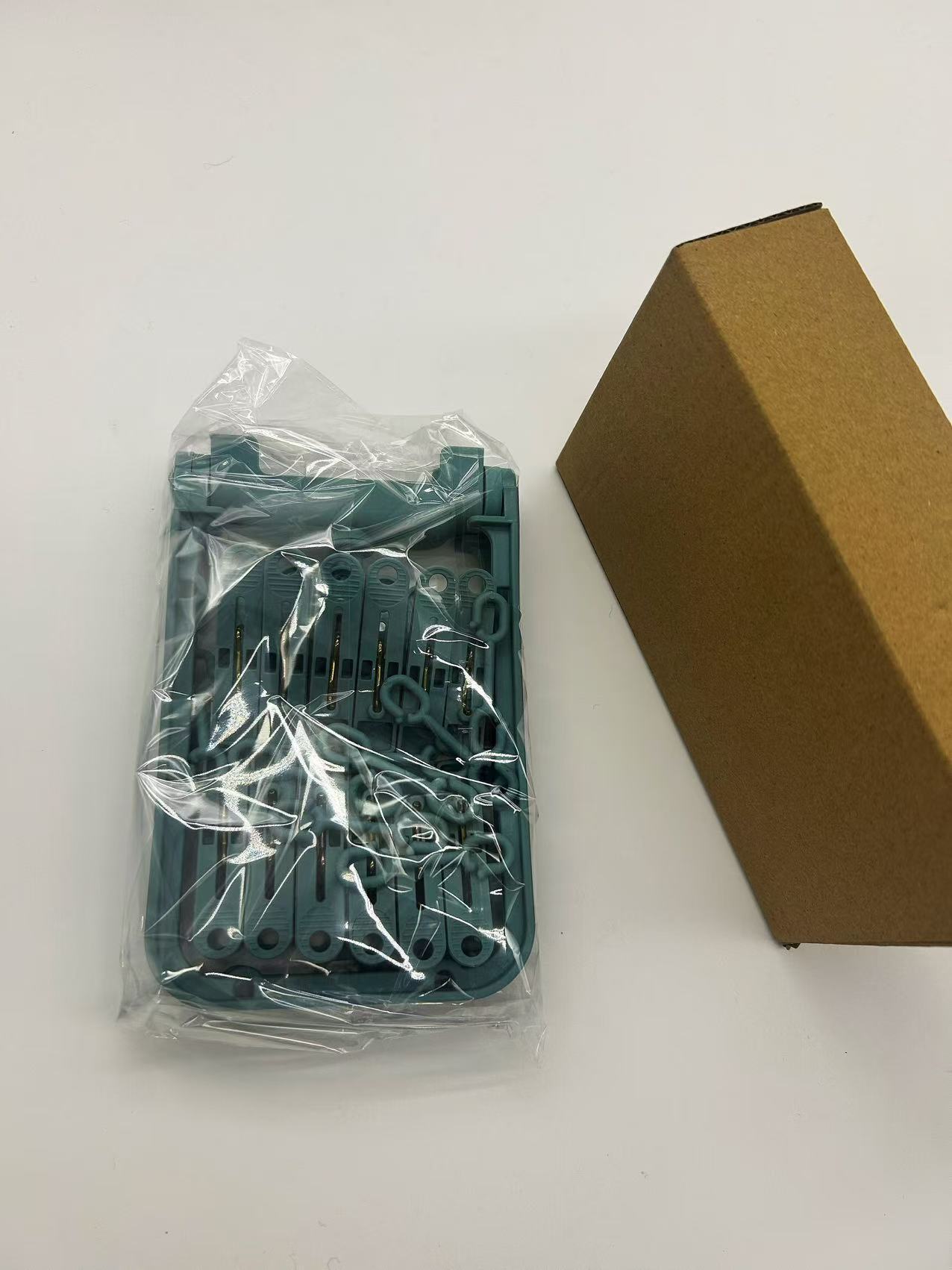 多夹子晒袜子衣架12夹塑料家用文胸内衣晾衣夹晒衣架架宝宝晾衣架详情18