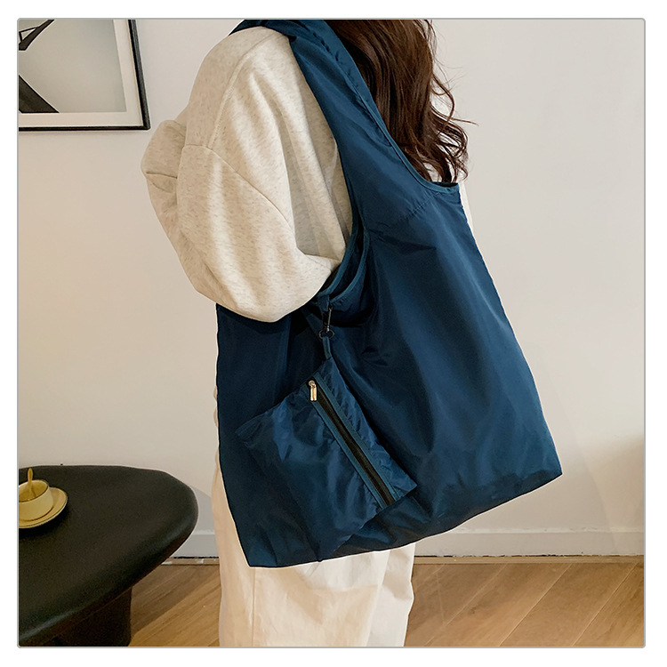 2026新款韩版折叠购物袋大容量收纳袋防水超市手提托特包环保布袋详情13