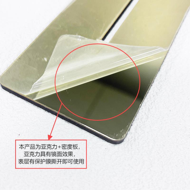 跨境月亮镂空亚克力镜面立体节日家居装饰桌面摆件摆台字母工艺品详情7