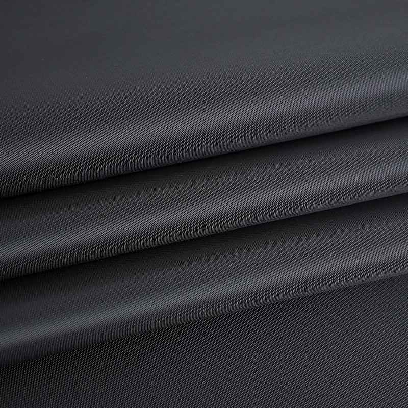 工厂现货210D牛津布加密黑丝防水涂银帐篷面料3000水压详情9