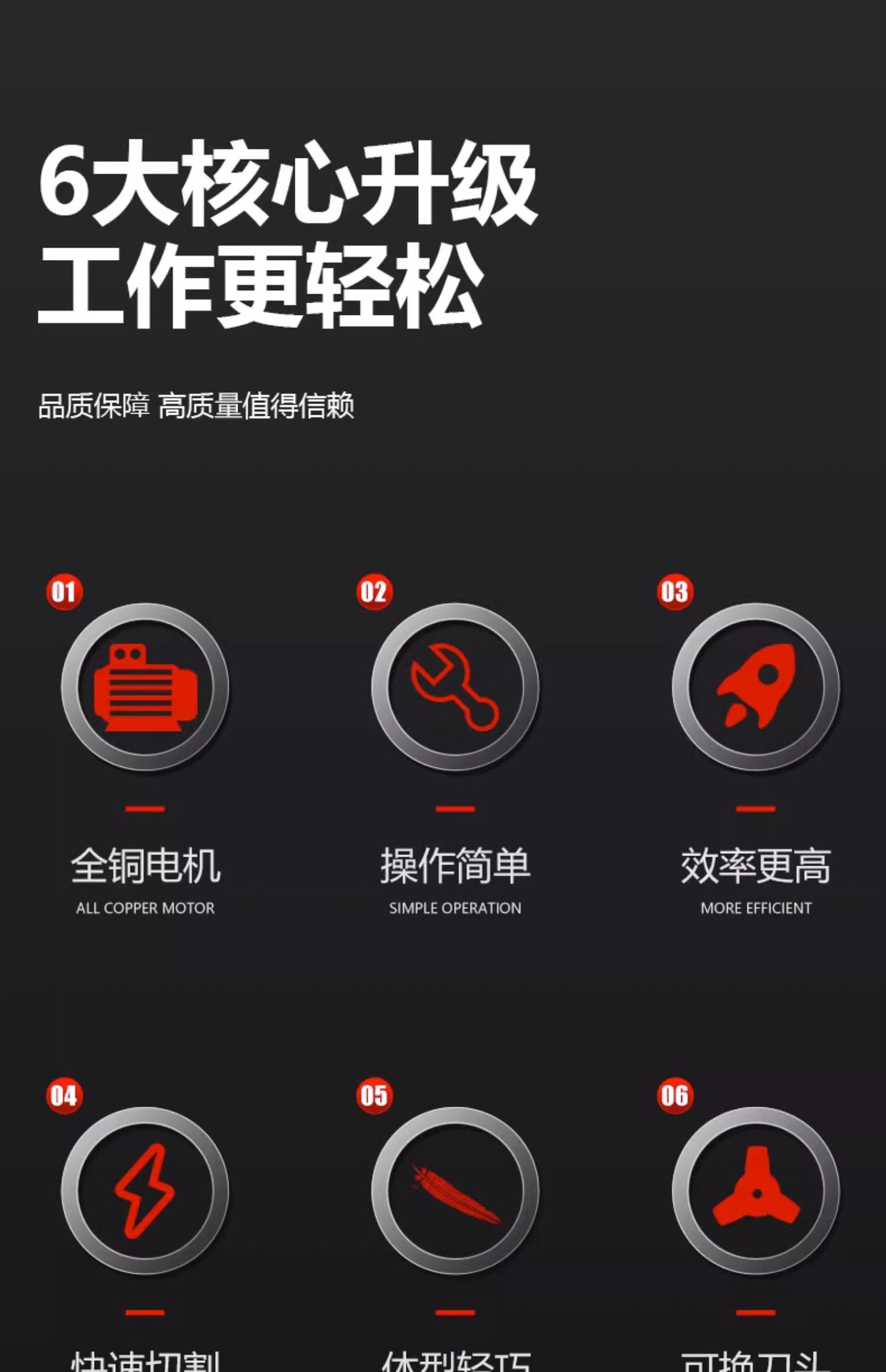 220v大功率家用交流电动割草机草坪除草机打草机插电式园林剪草机详情2