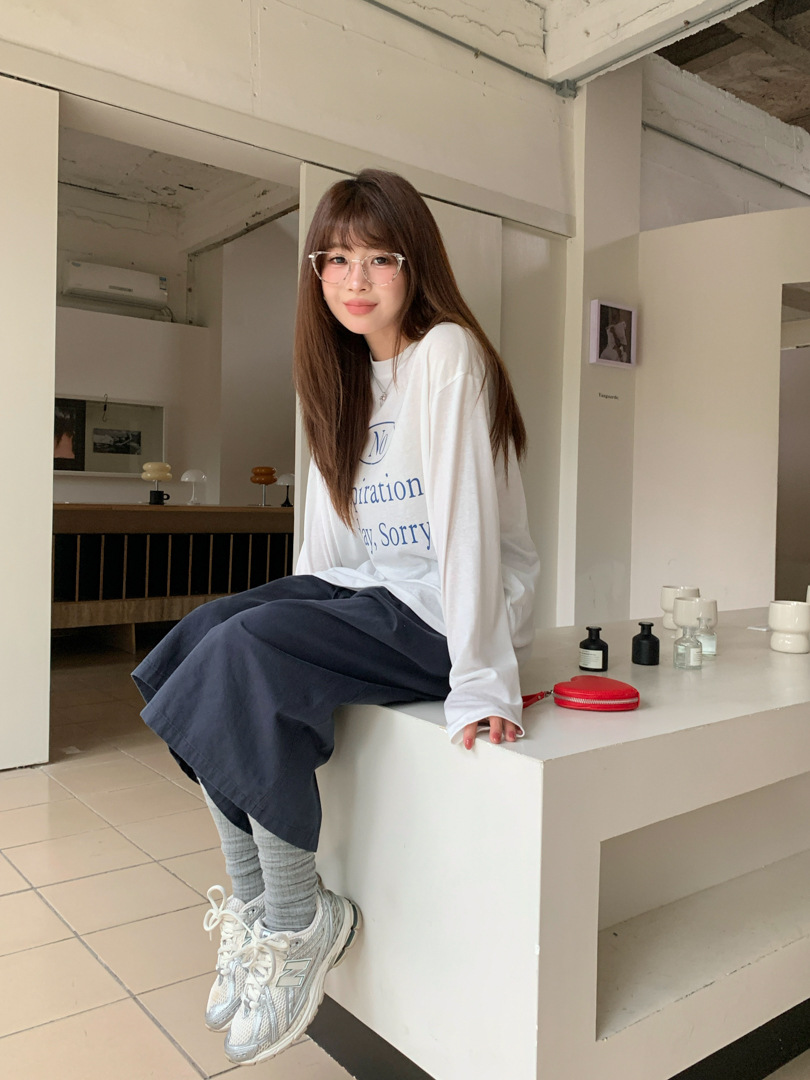 衣天堂出游季天丝防晒罩衫女春夏内搭宽松慵懒感chic韩系长袖T恤详情17