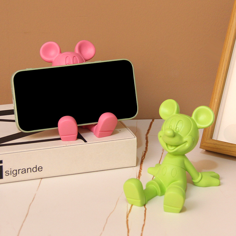 Cute Mickey Mouse phone stand decoration, a great desktop and office item, practical and creative decoration, a birthday gift for girls pic 1