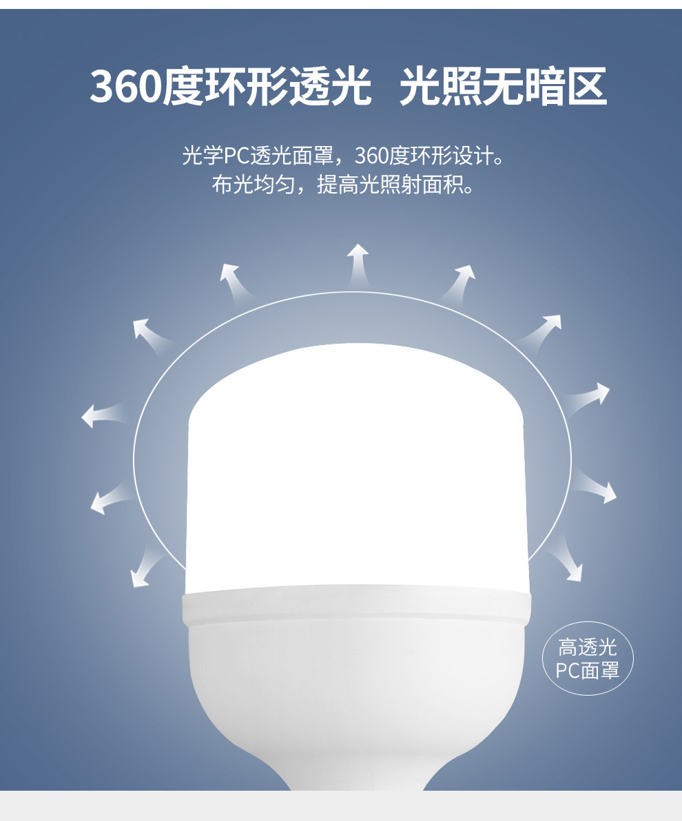 雷士照明球泡led灯家用e27螺口节能电灯泡光源高亮灯泡 led照明灯详情10