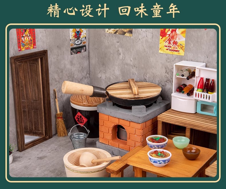 迷你小厨房真煮套食品级全套做饭厨具可真煮儿童仿真过家家玩具详情11