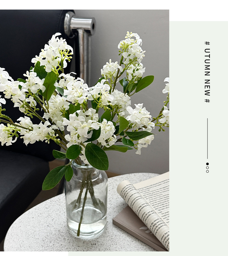 千里香仿真花假花黄金桂花高品质丁香花家居客厅装饰婚庆场景布置详情7