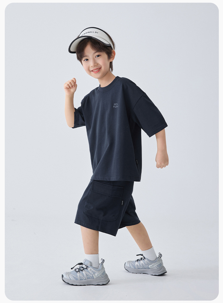 Inicio haima ropa niño verano 2026 novedades hombre camisetas manga corta pantalones cortos americano hollow summer trend pic 15