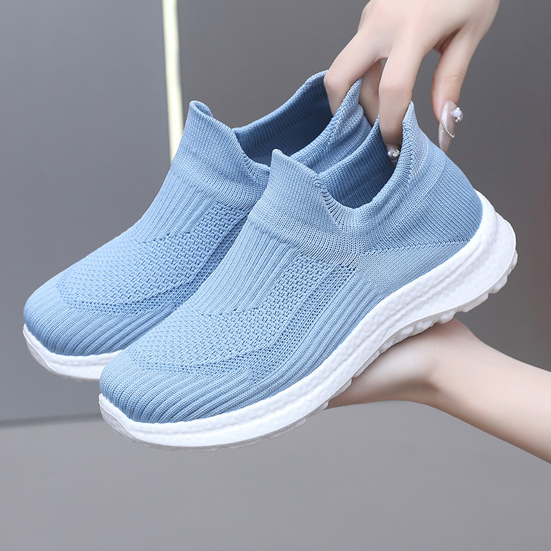 2025春季时尚休闲单鞋一脚蹬男女同款透气舒适时尚百搭软底软面鞋详情7