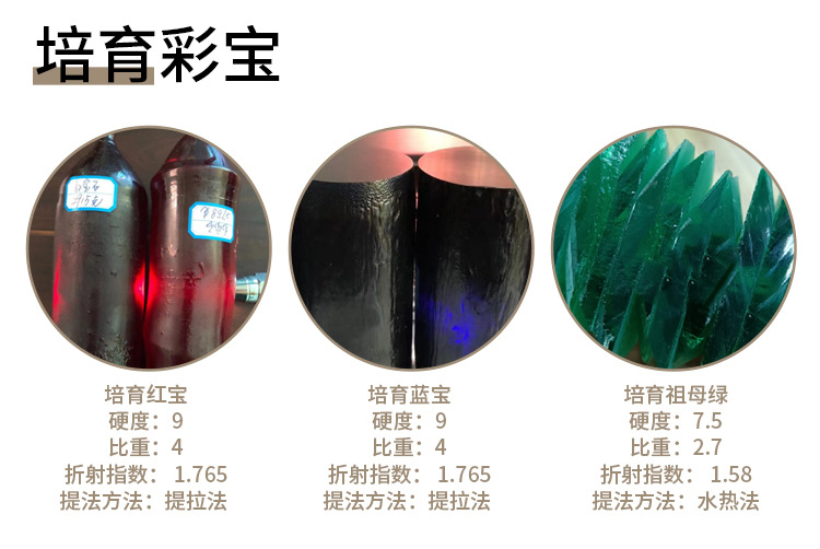 新中式国风蛋面天然水沫玉项链戒指套装S925银祖母绿宝石吊坠饰品礼盒详情2