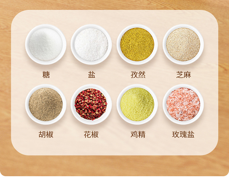 FaSoLa家用调料瓶厨房盐罐密封防潮调味罐味精佐料调味收纳调料盒详情14