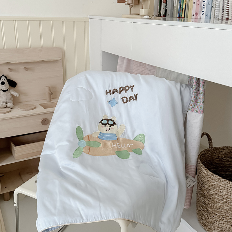 A类亲子款60支兰精天丝儿童夏被婴幼儿空调夏凉被午睡学生薄被子详情27