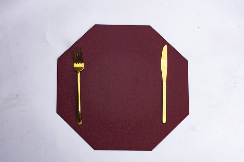 压边PVC皮革餐垫防水防油免洗咖啡垫餐桌隔热垫高级感餐具垫批发详情8