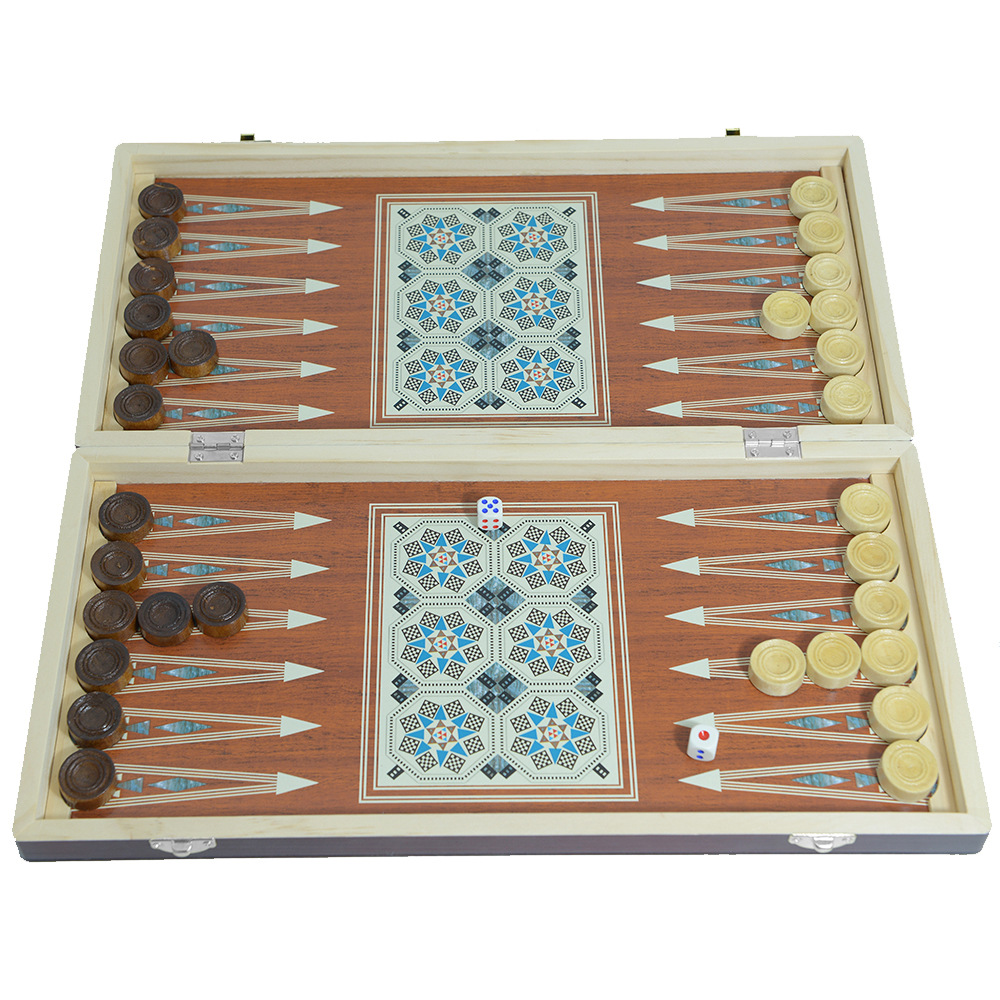 木质三合一高级感便携折叠国际西洋棋休闲娱乐棋盘批发外贸详情4