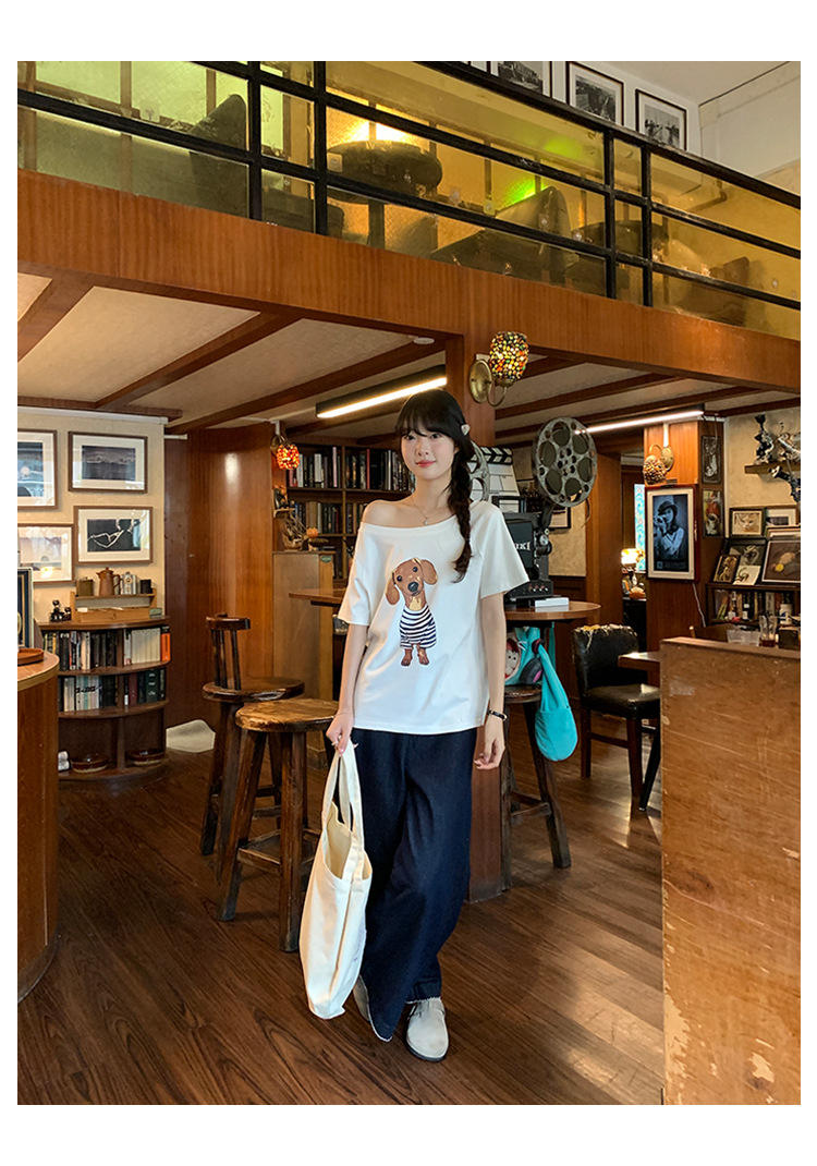 陆小团团复古花边直筒薄牛仔裤2025夏季新款显瘦阔腿小个子裤子女详情62