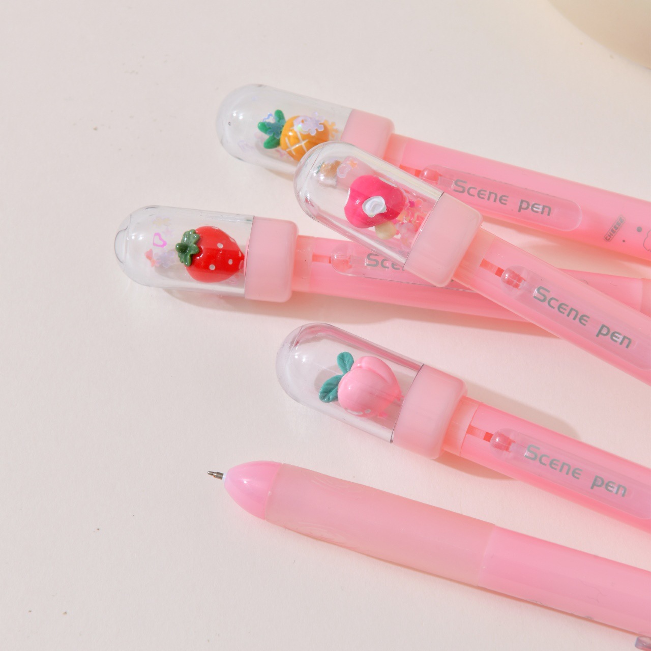 Chenxi Cheese Time Scene Gel Pen side Press Design Student stationery Water-based Pen Writing smooth Office supplies pic 6