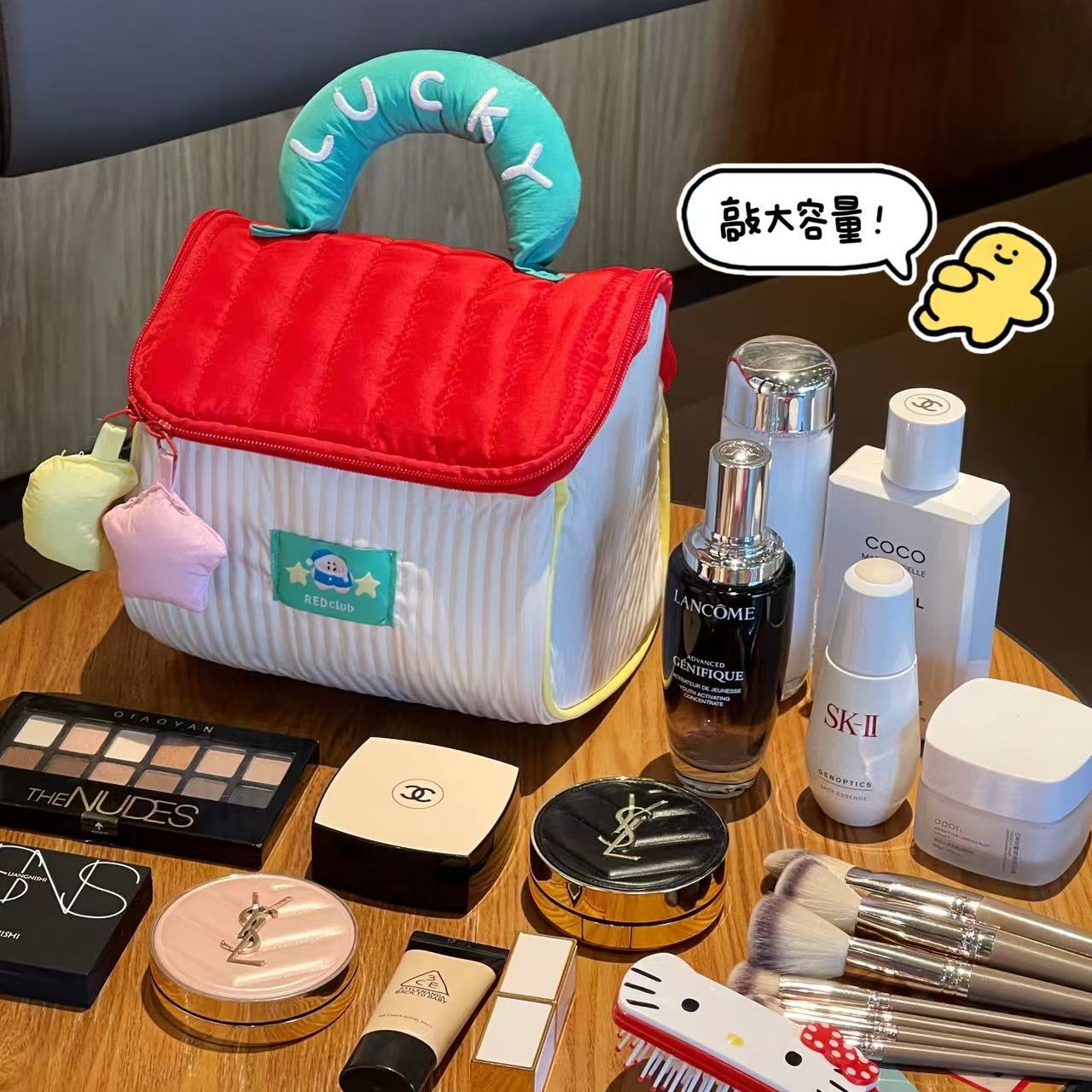 小房子化妆包可爱大容量高颜值手提便携防水旅行收纳包加厚洗漱包详情14