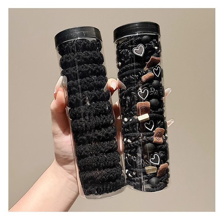 High-elasticity thick hair band, durable hair tie for women, no scalp constricting, ponytail hair tie rubber band, new hair accessory and headwear pic 19