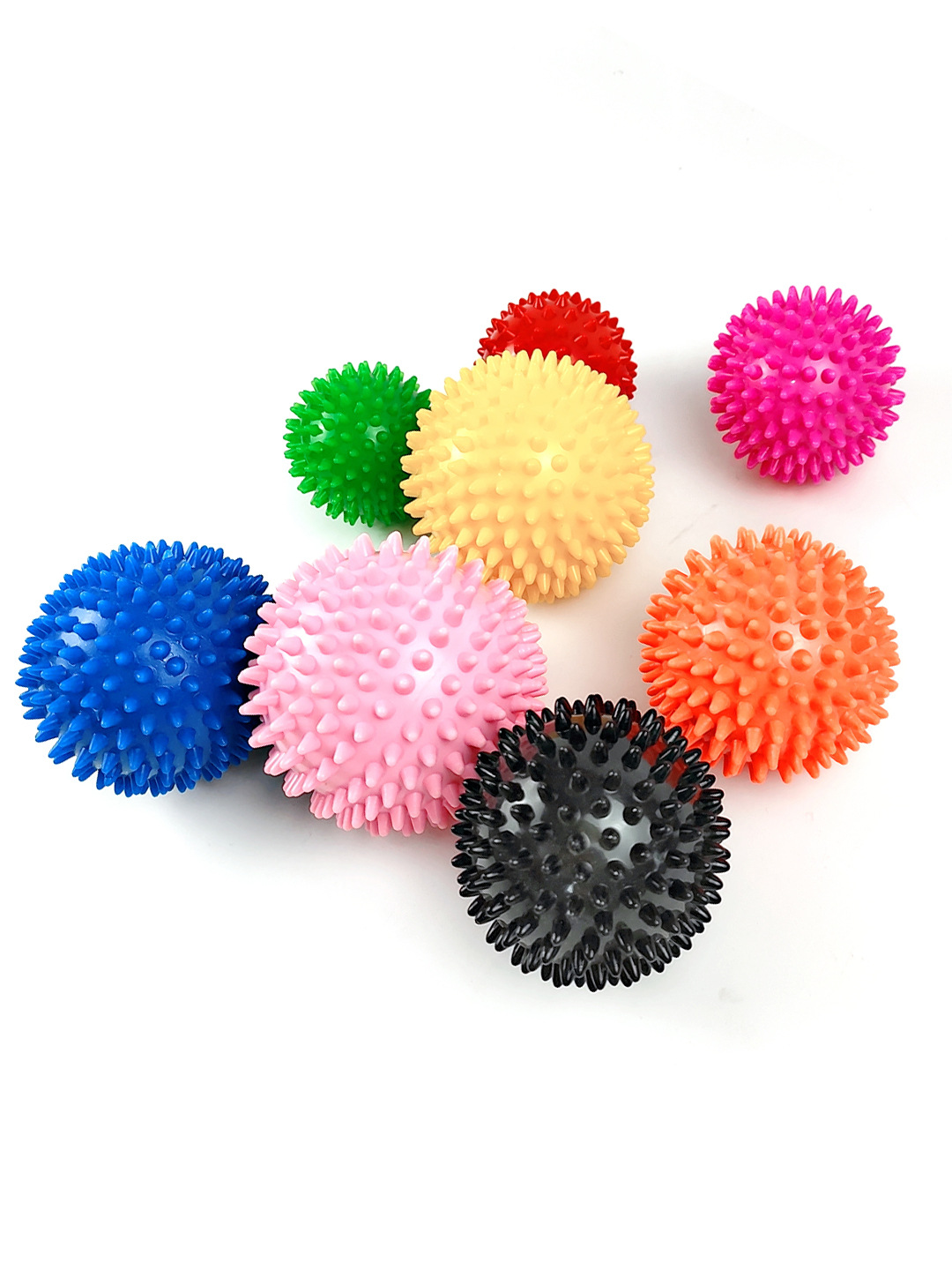 Yoga hedgehog ball, sole muscle fascia ball, PVC massage ball, muscle relaxation, acupoint massage, needling ball, fitness ball pic 1