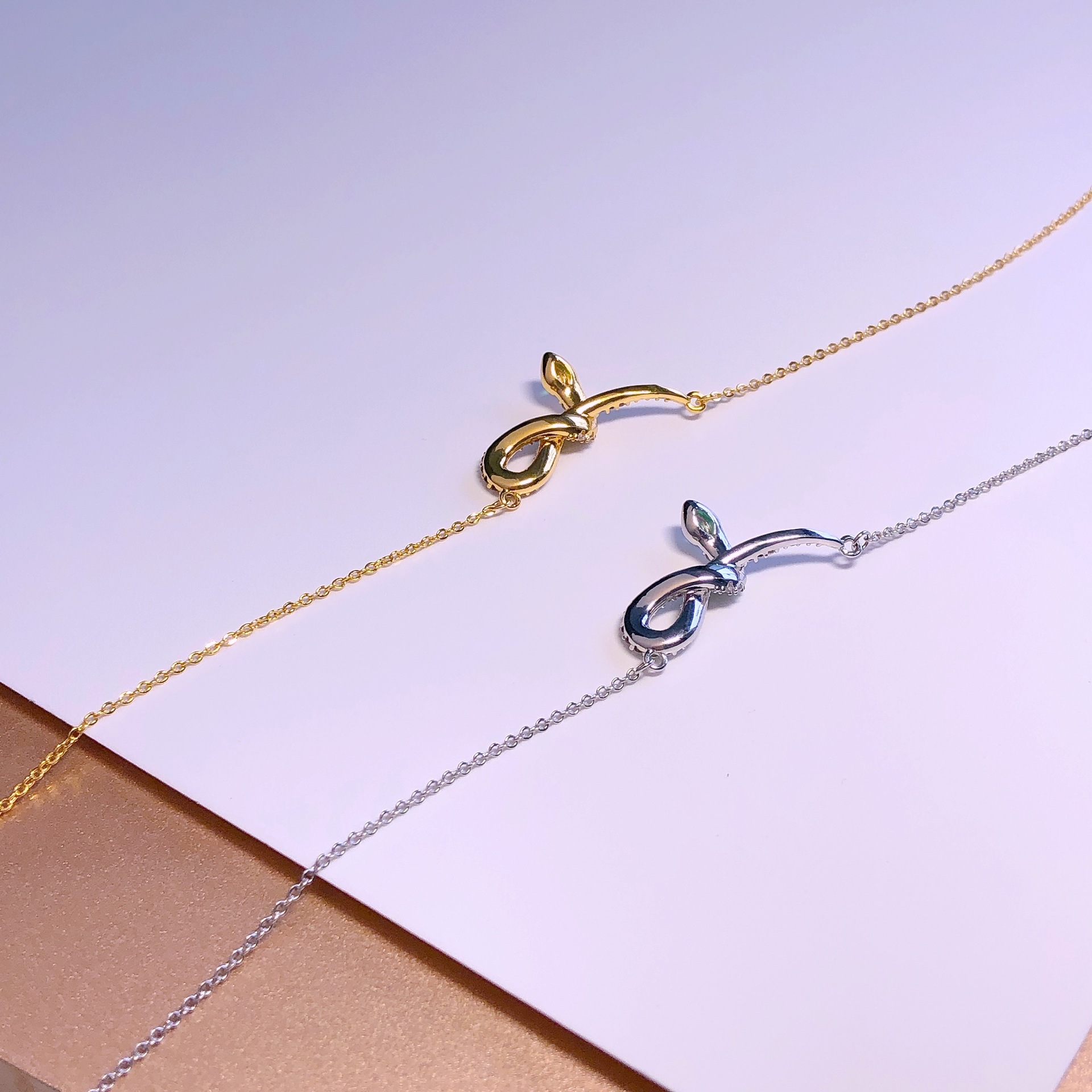 Bigote mujer nuevo collar con diamantes multimodelo zodiaco serpiente simple clavícula niche ins wind collar pic 7