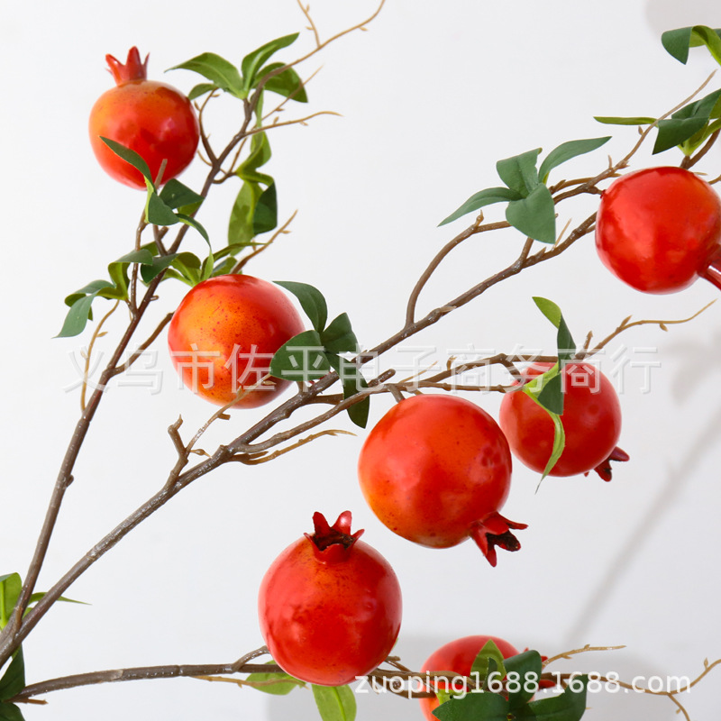 Direct sales from the manufacturer of auspicious home decorations, New Year floral soft furnishings, artificial flower ornaments, and artificial pomegranate fruit branches pic 7