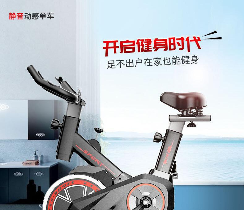 动感单车家用健身器小型自行车专业房室内脚踏运动静音锻炼机健身详情2