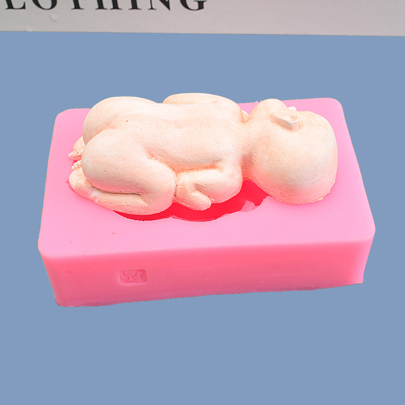 Baby balloon, little foot fondant cake, silicone mold, diy baking cake, decorated chocolate mold pic 2