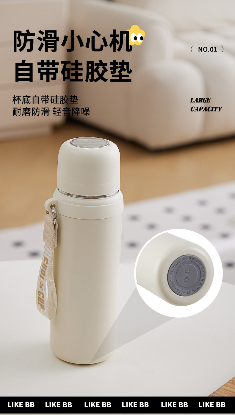 316不锈钢保温杯定 制logo刻字图案男女学生水杯子儿童泡茶礼品杯详情8