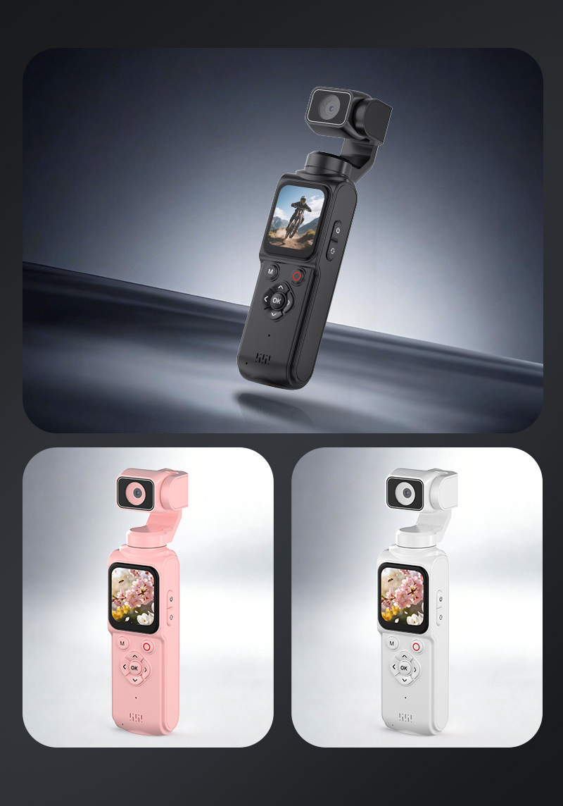 Pocket high-definition 4K handheld action camera, pocket PTZ camera, anti-shake outdoor travel shooting vlog recorder pic 13