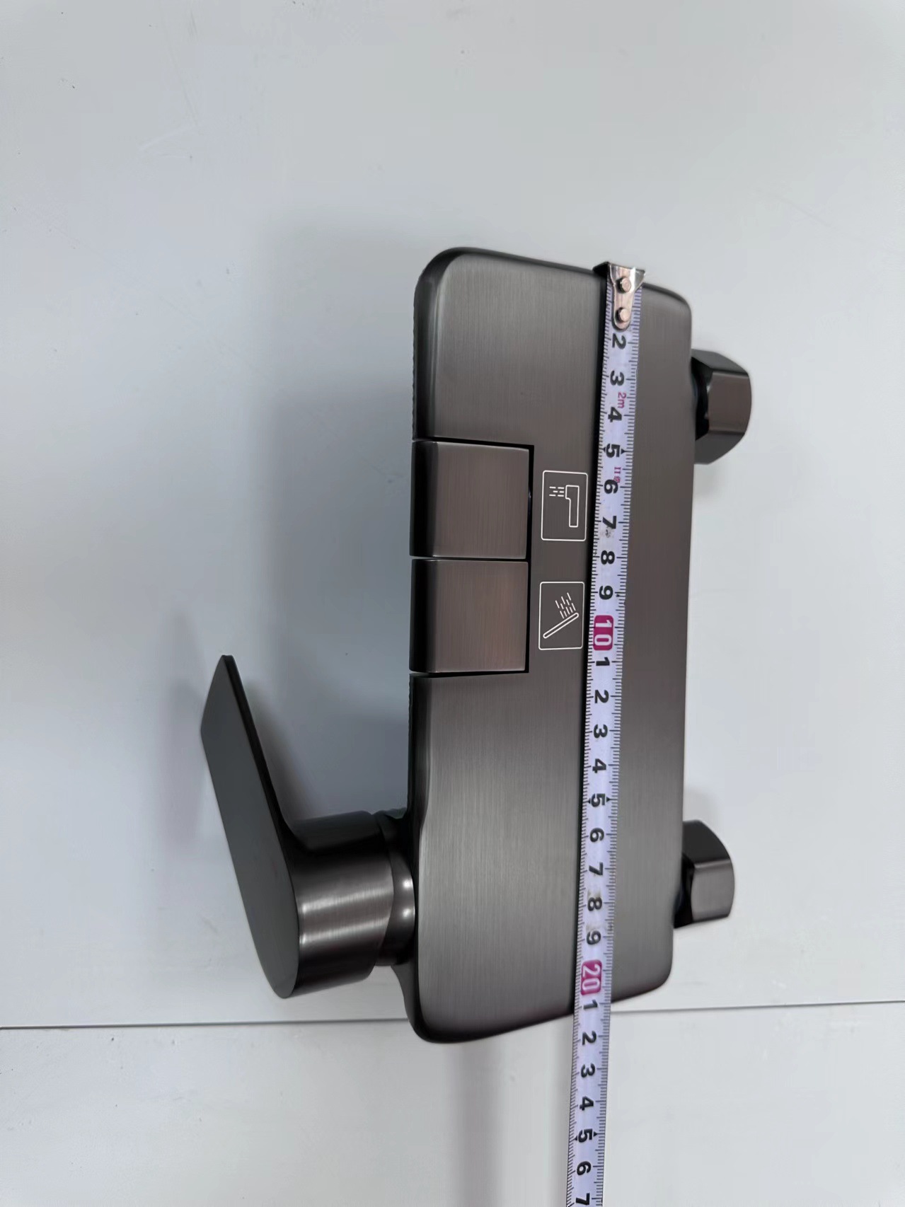 现货全铜无顶喷简易数显淋浴花洒套装家用卫生间分体式沐浴花洒详情11