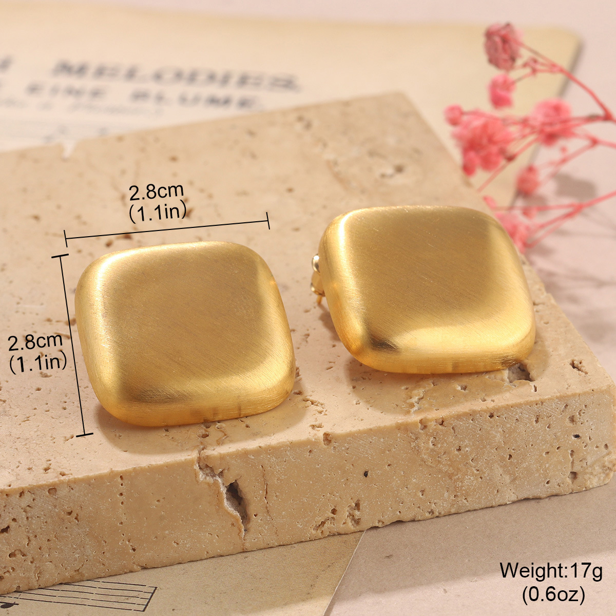 天然珍珠流苏欧美风气质时尚设计感饰品几何抛光高级夏季耳饰耳环详情46