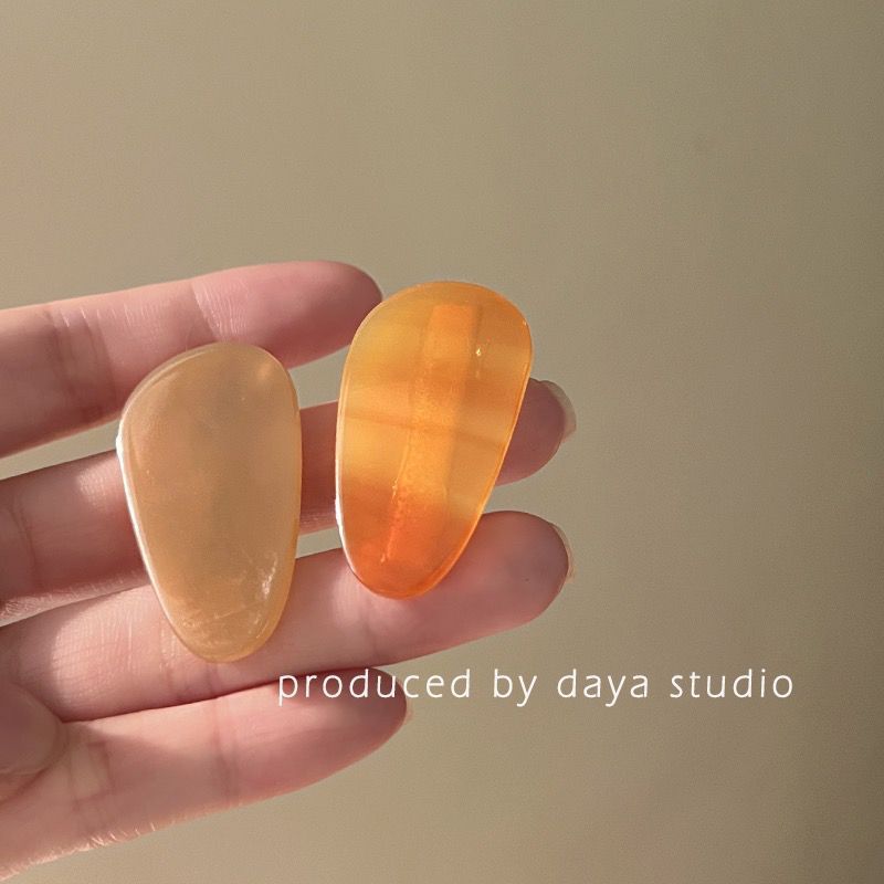 法式又日常 醋酸水滴发夹高级感小众设计气质复古发卡刘海边夹详情13